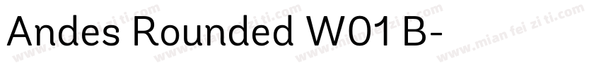 Andes Rounded W01 B字体转换